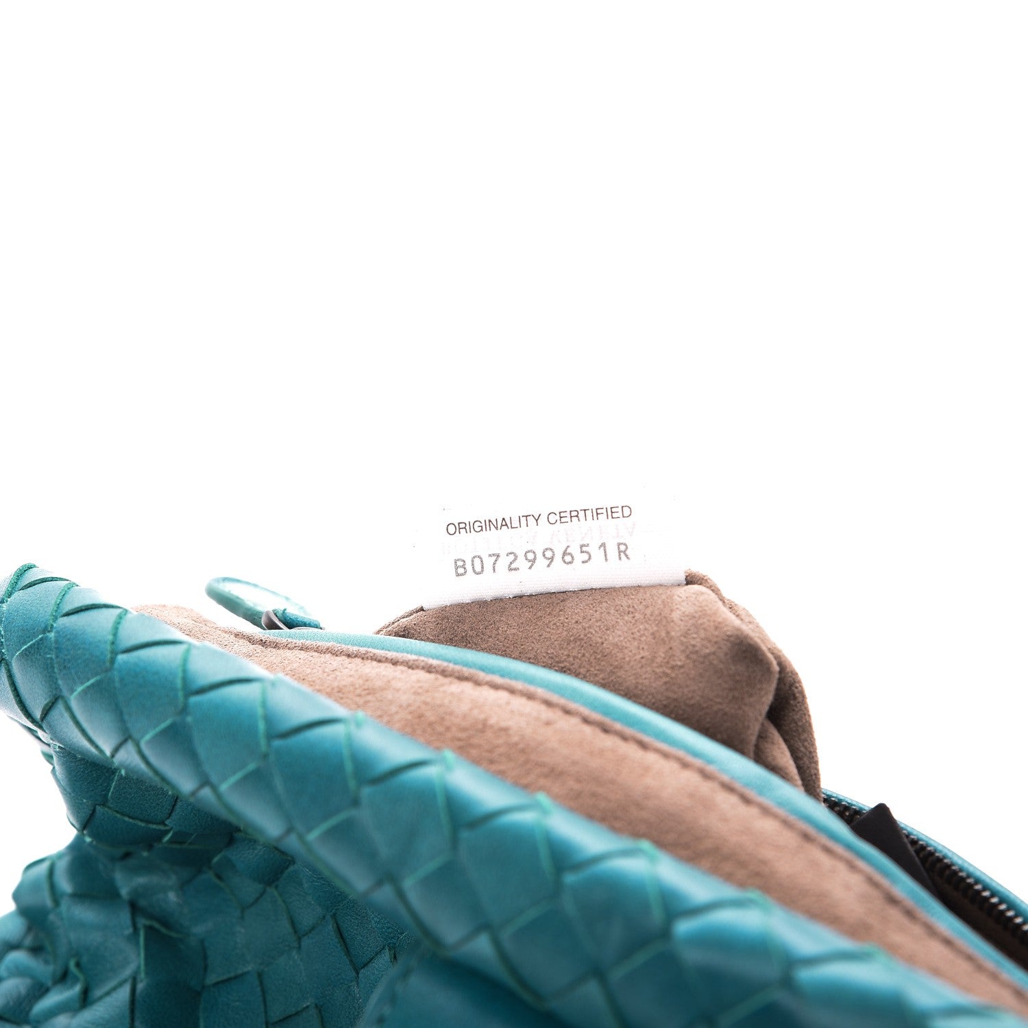 Bottega Veneta Nappa Intrecciato The Lauren 1980 Clutch Aqua 8 of 9