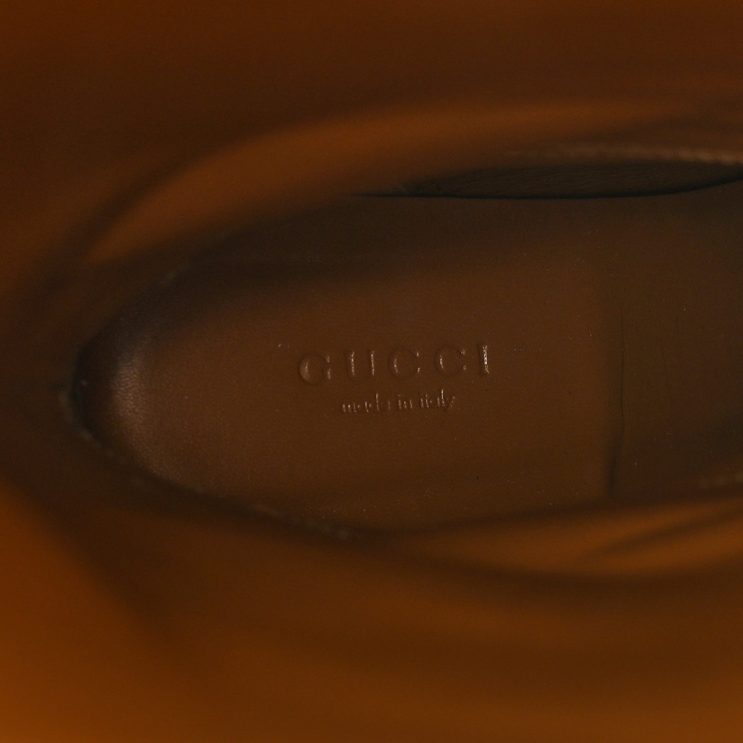 Calfskin Half Horsebit Tall Boots 40 Cognac