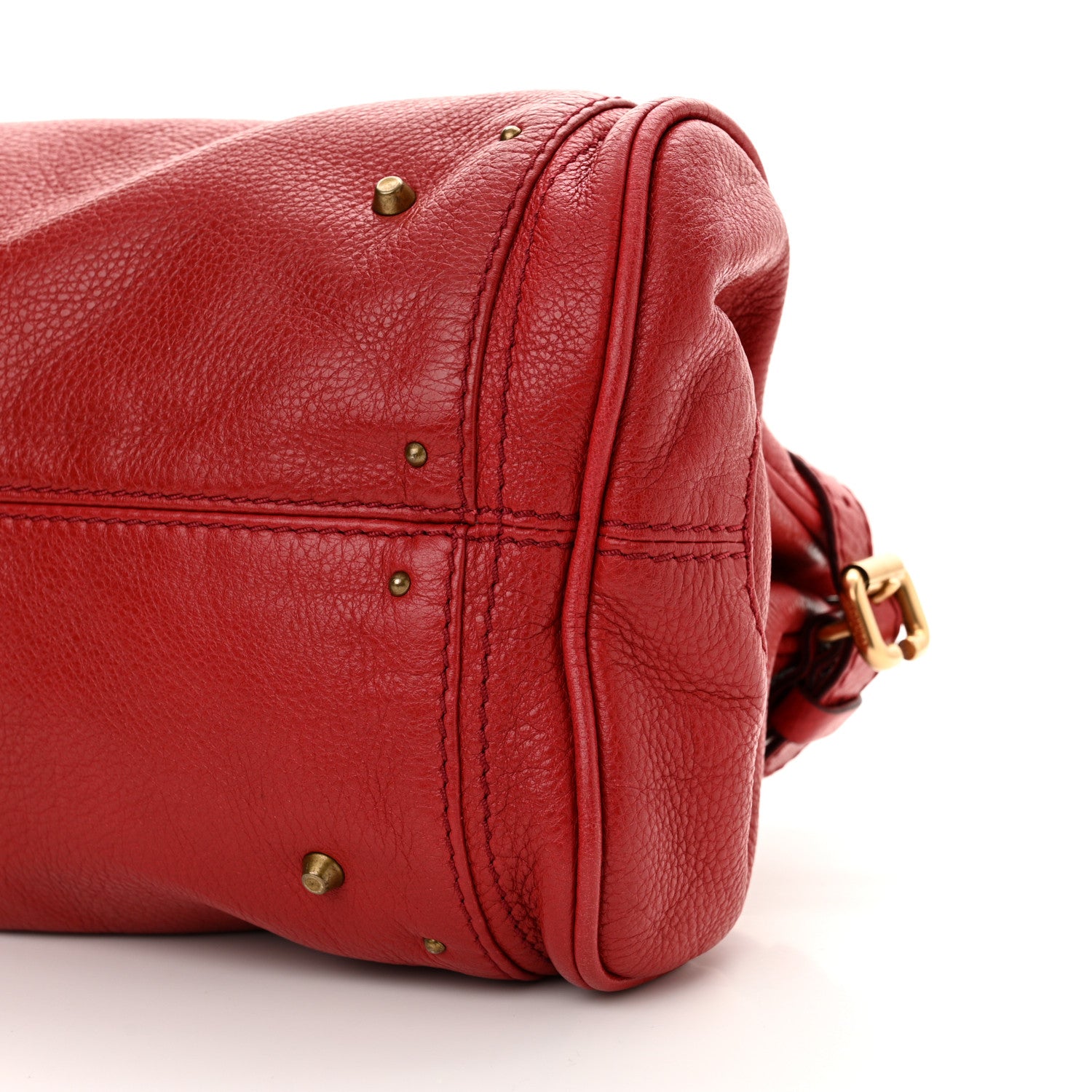 Chloe Calfskin Medium Paddington Satchel Red 8 of 11