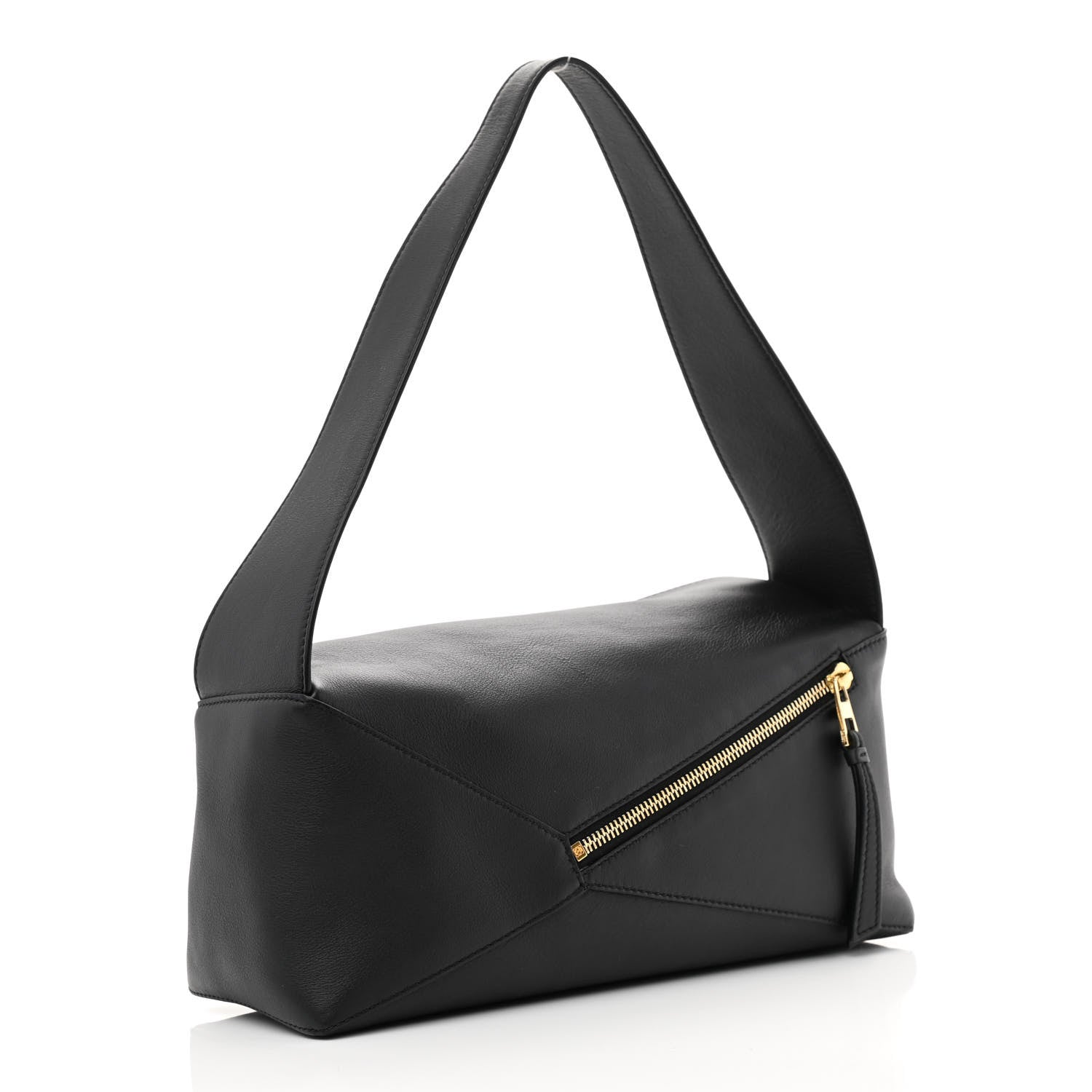 Loewe Calfskin Puzzle Hobo Black 3 of 10