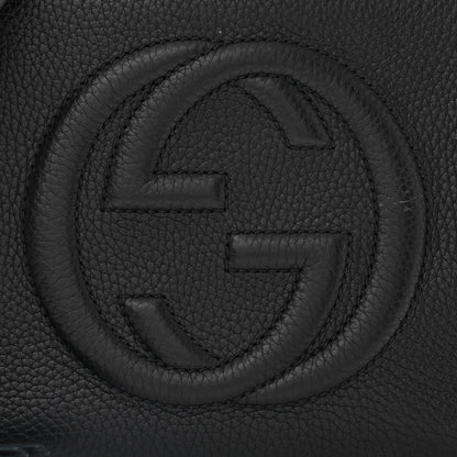 Gucci Pebbled Calfskin Small Soho Disco Bag Black 8 of 13