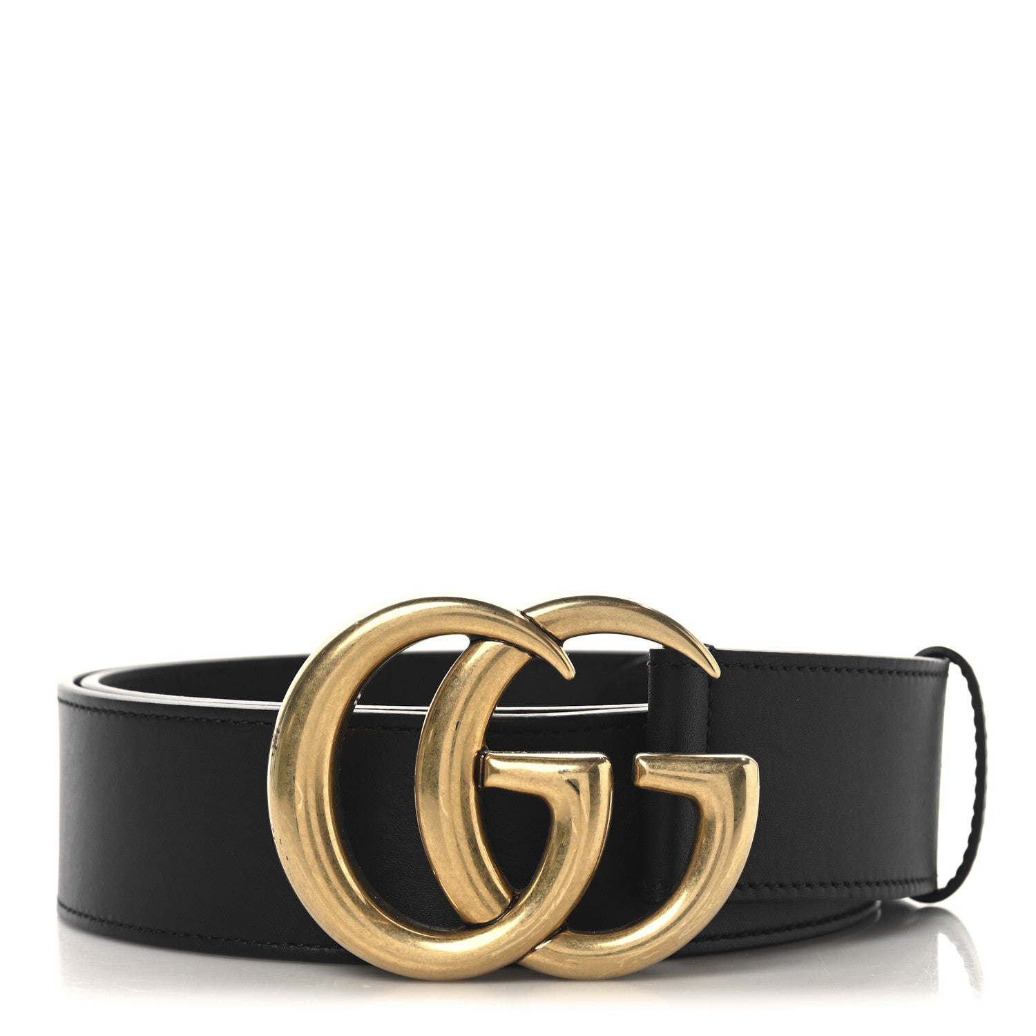 Gucci Calfskin Double G 40mm Belt 90 36 Black 1 of 7