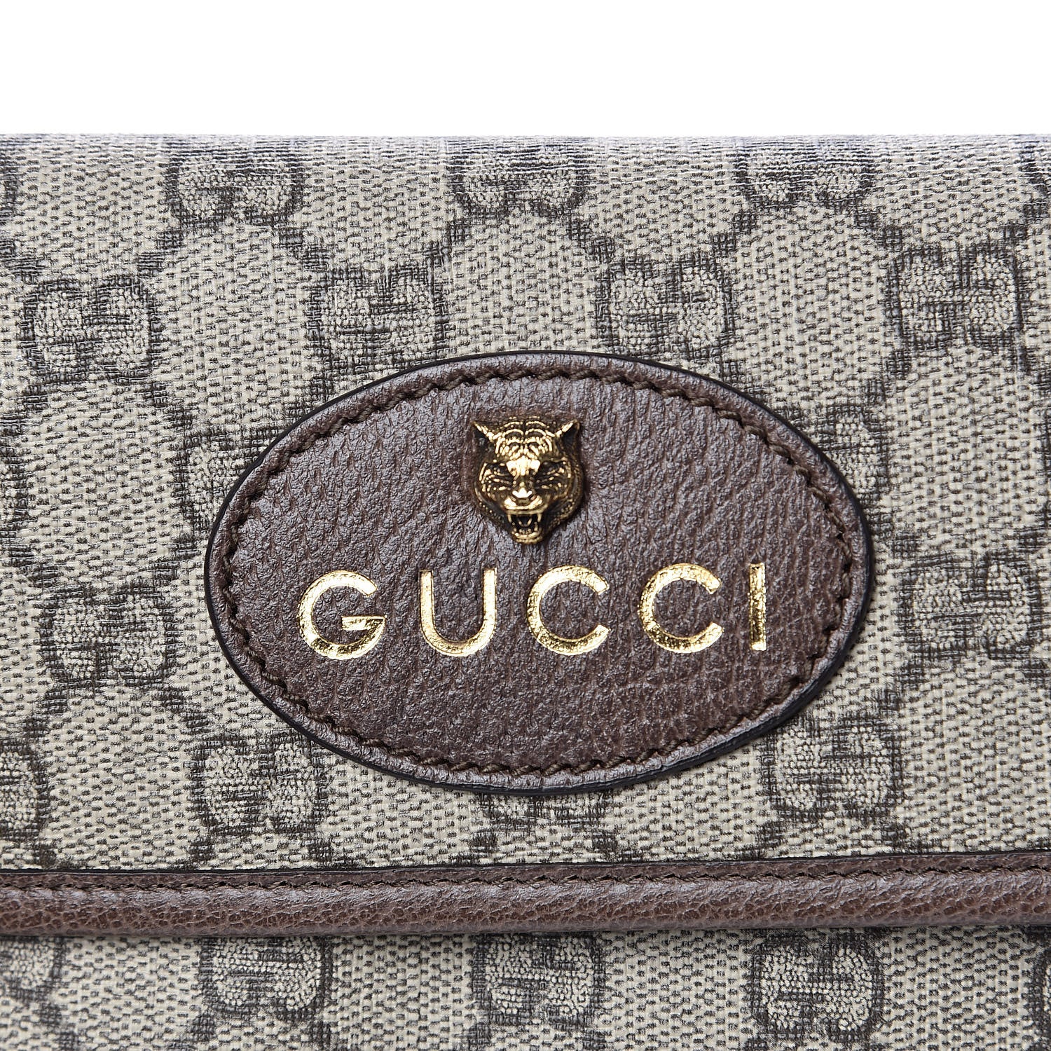 Gucci GG Supreme Monogram Neo Vintage Web Belt Bag Brown 8 of 8