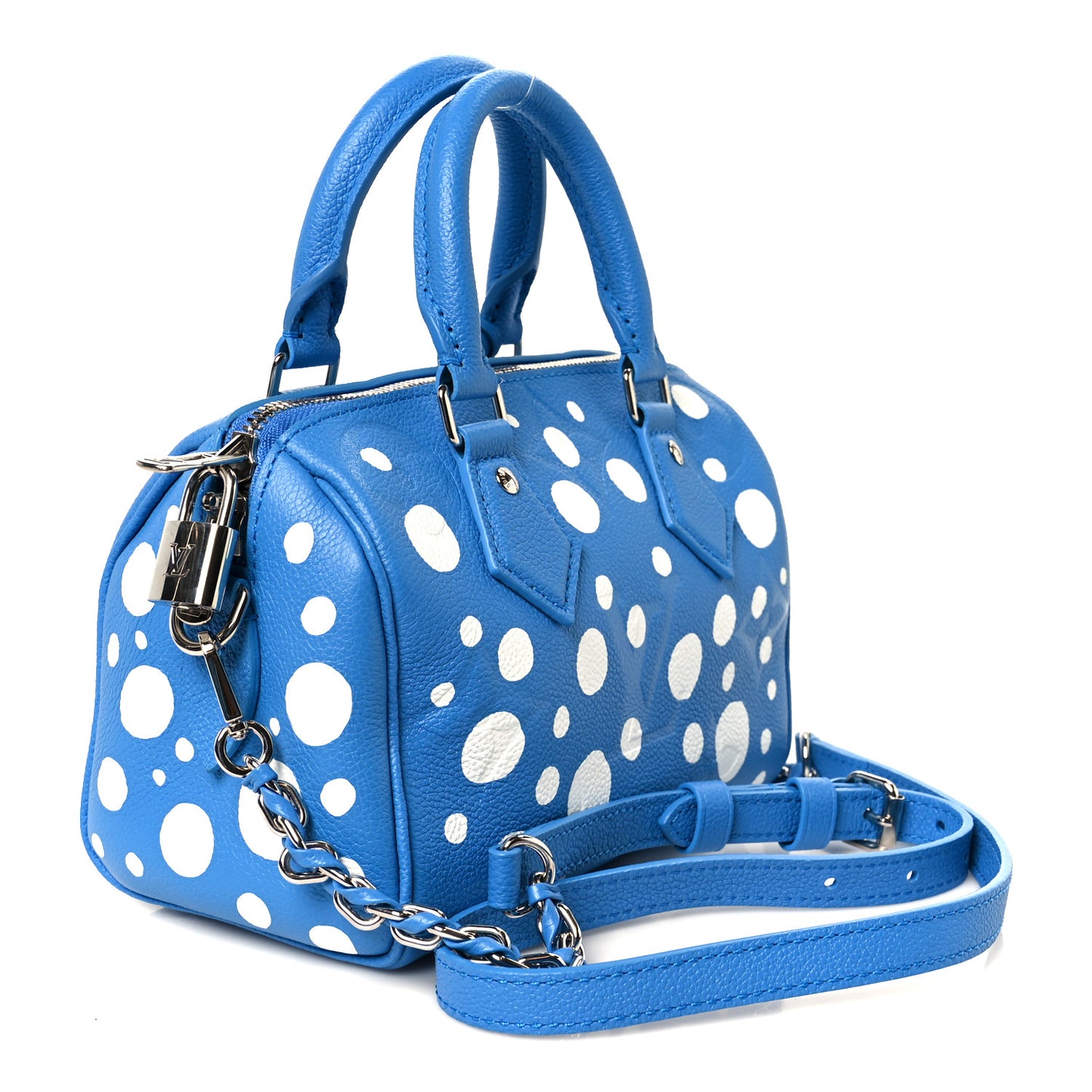 LV X YK Empreinte Speedy Bandouliere 20 Blue White