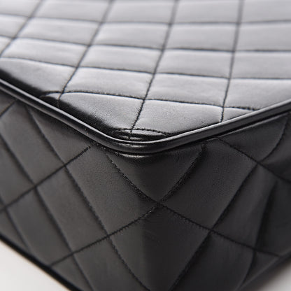 Chanel Lambskin Quilted Medium Single Flap Black 13 of 15