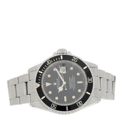 Rolex Stainless Steel 40mm Oyster Perpetual Submariner Date Watch Black 16610 2 of 4