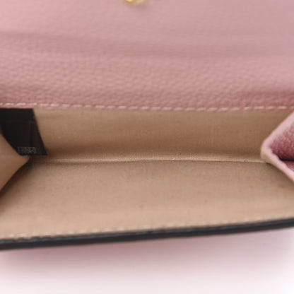 Chloe Grained Calfskin Georgia Square Wallet Washed Pink 4 of 9