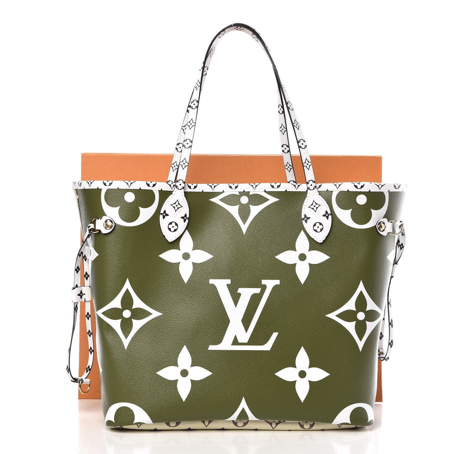 Monogram Giant Neverfull MM Kaki