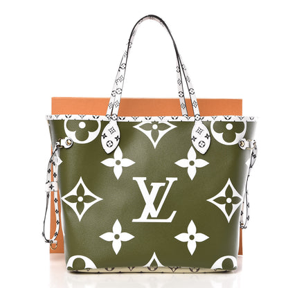 Louis Vuitton Monogram Giant Neverfull MM Kaki 11 of 11