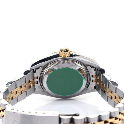 Rolex Stainless Steel 18K Yellow Gold Diamond 26mm Oyster Perpetual Datejust Watch Champagne 69173 4 of 4