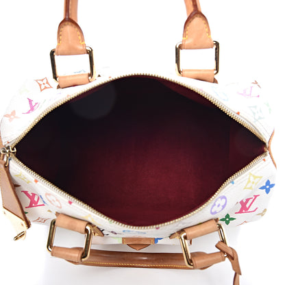 Louis Vuitton Monogram Multicolor Speedy 30 White 5 of 14