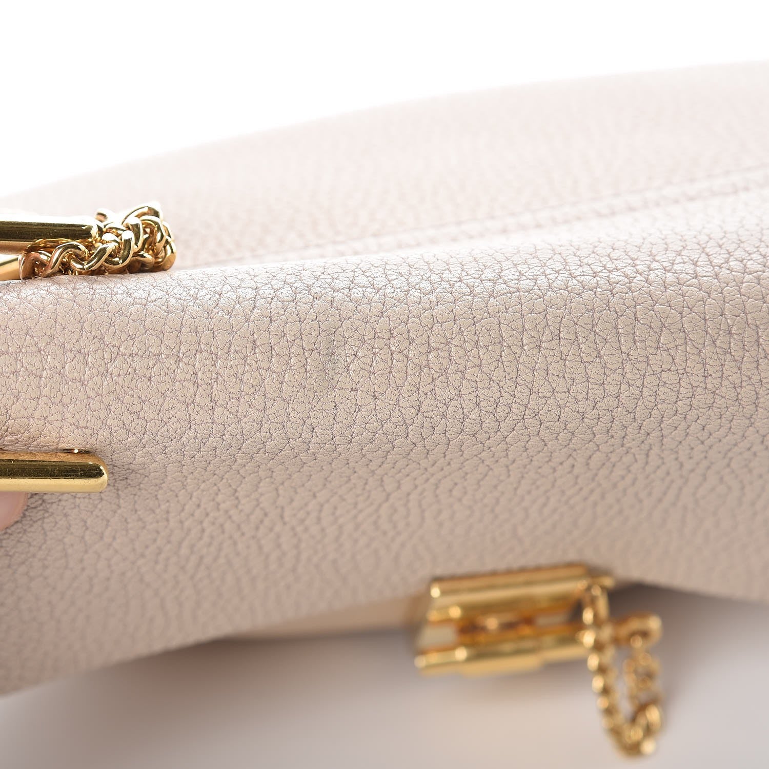 Chloe Grained Lambskin Drew Shoulder Bag Abstract White 7 of 10