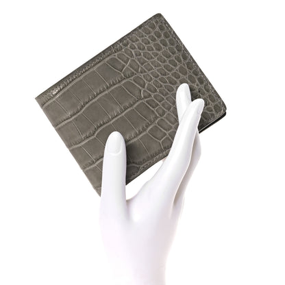 Louis Vuitton Crocodile Multiple Wallet Gray 2 of 7