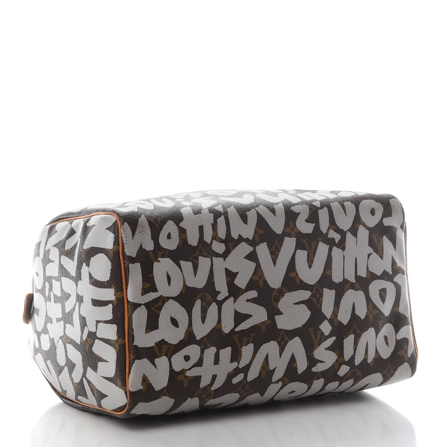 Louis Vuitton Monogram Graffiti Speedy 30 Silver 4 of 9