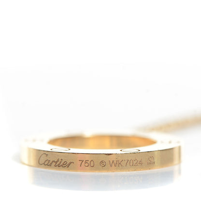 Cartier 18K Yellow Gold LOVE Pendant Necklace 6 of 7