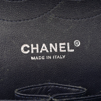Chanel Lambskin Quilted Jumbo Double Flap Navy 6 of 14