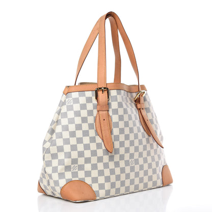 Louis Vuitton Damier Azur Hampstead MM 3 of 20