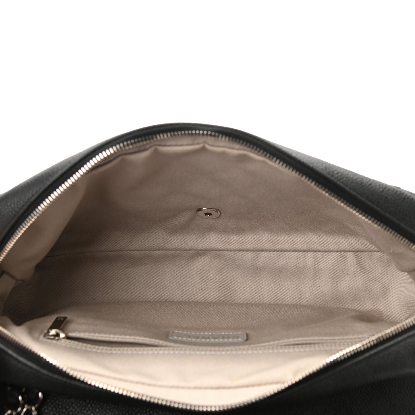 Caviar Quilted Jumbo Easy Flap Black