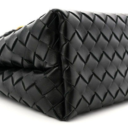 Bottega Veneta Nappa Intrecciato Small Andiamo Shoulder Bag Black 17 of 19