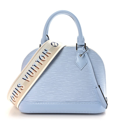 Louis Vuitton Epi Jacquard Alma BB Bleu Nuage 1 of 8