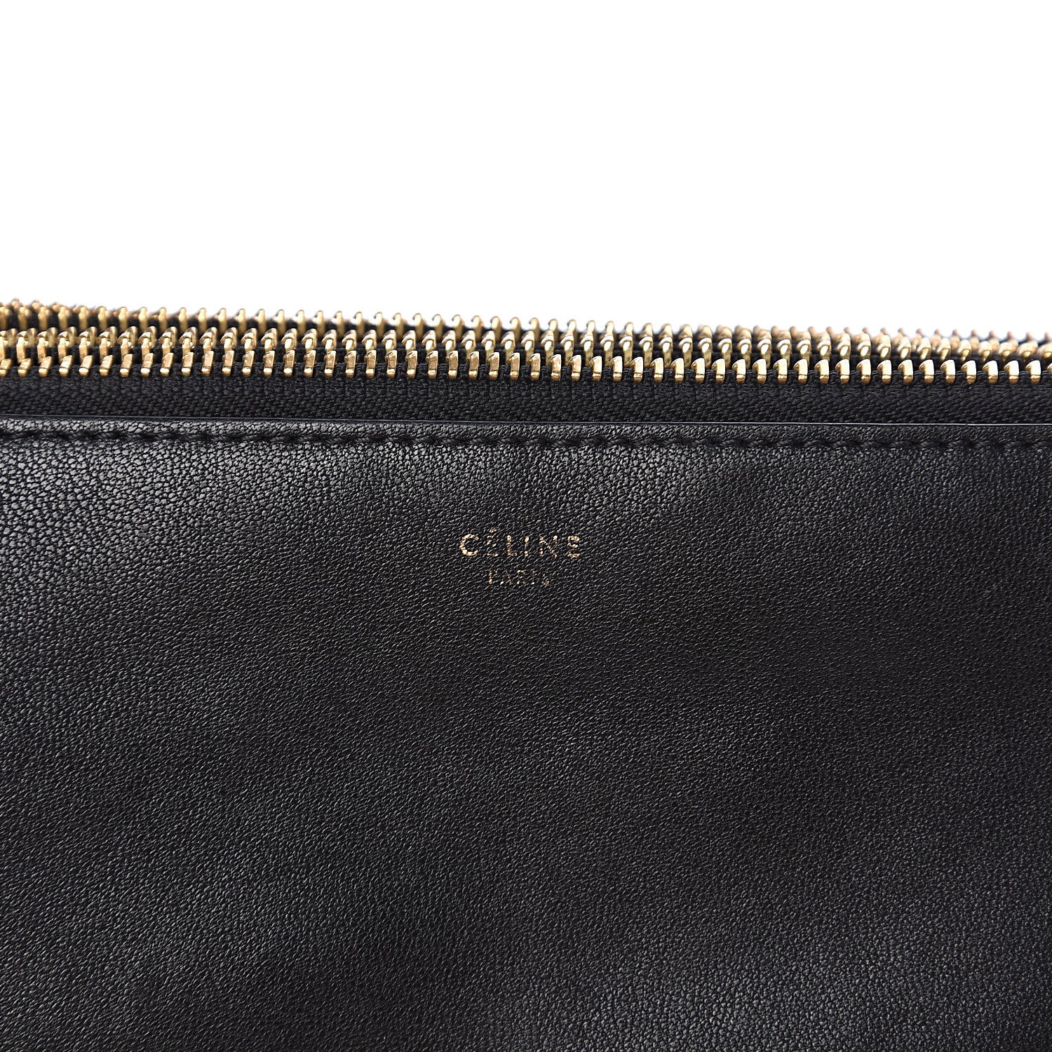 Celine Lambskin Small Trio Crossbody Bag Black 11 of 11