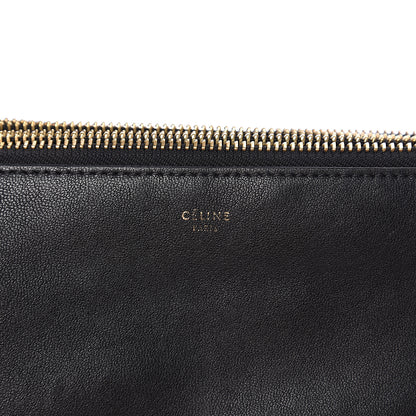 Celine Lambskin Small Trio Crossbody Bag Black 11 of 11