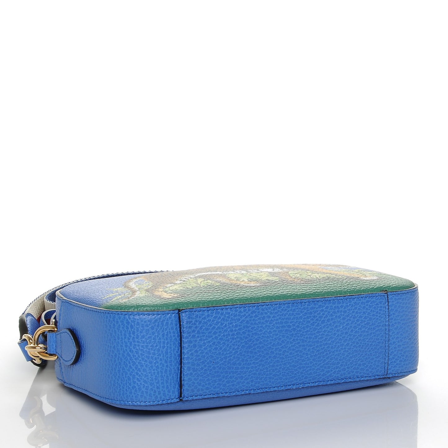 Calfskin Sylvie Tiger Print Camera Bag Multicolor Dark Sky