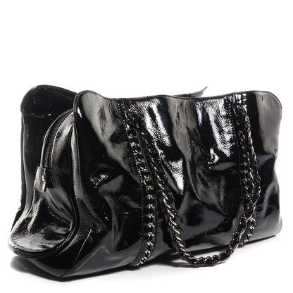 Chanel Patent Calfskin Large Luxe Ligne Tote Black 3 of 7