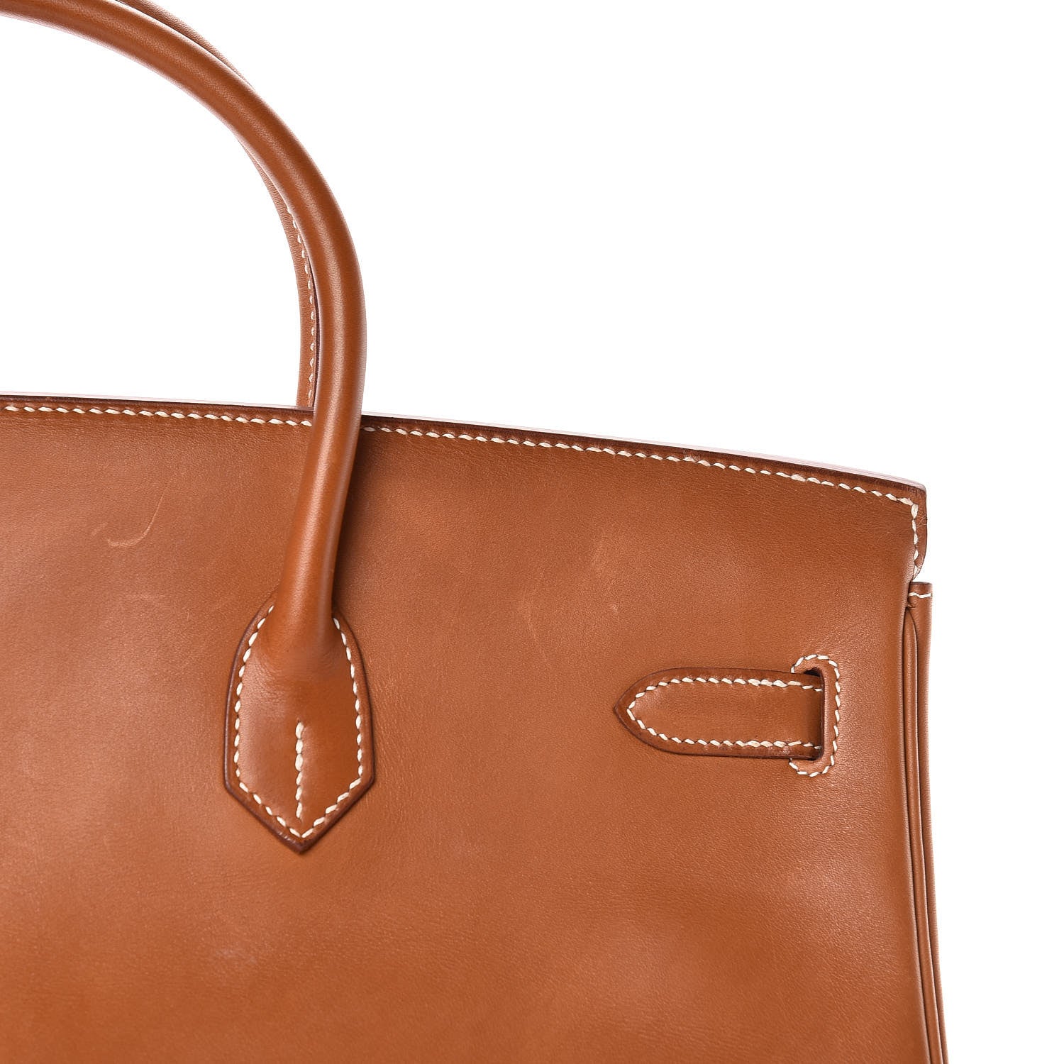 Hermes Natural Barenia Birkin 40 Fauve 13 of 31