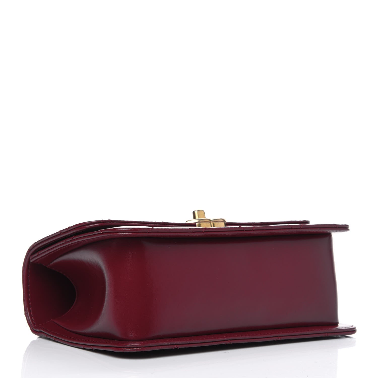 Chanel Calfskin Quilted Mini Perfect Fit Flap Burgundy 3 of 5
