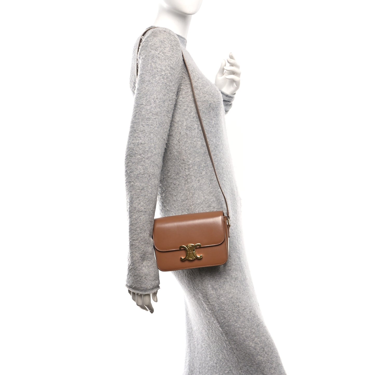 Shiny Calfskin Teen Triomphe Bronze