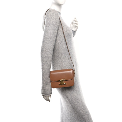 Celine Shiny Calfskin Teen Triomphe Bronze 2 of 9