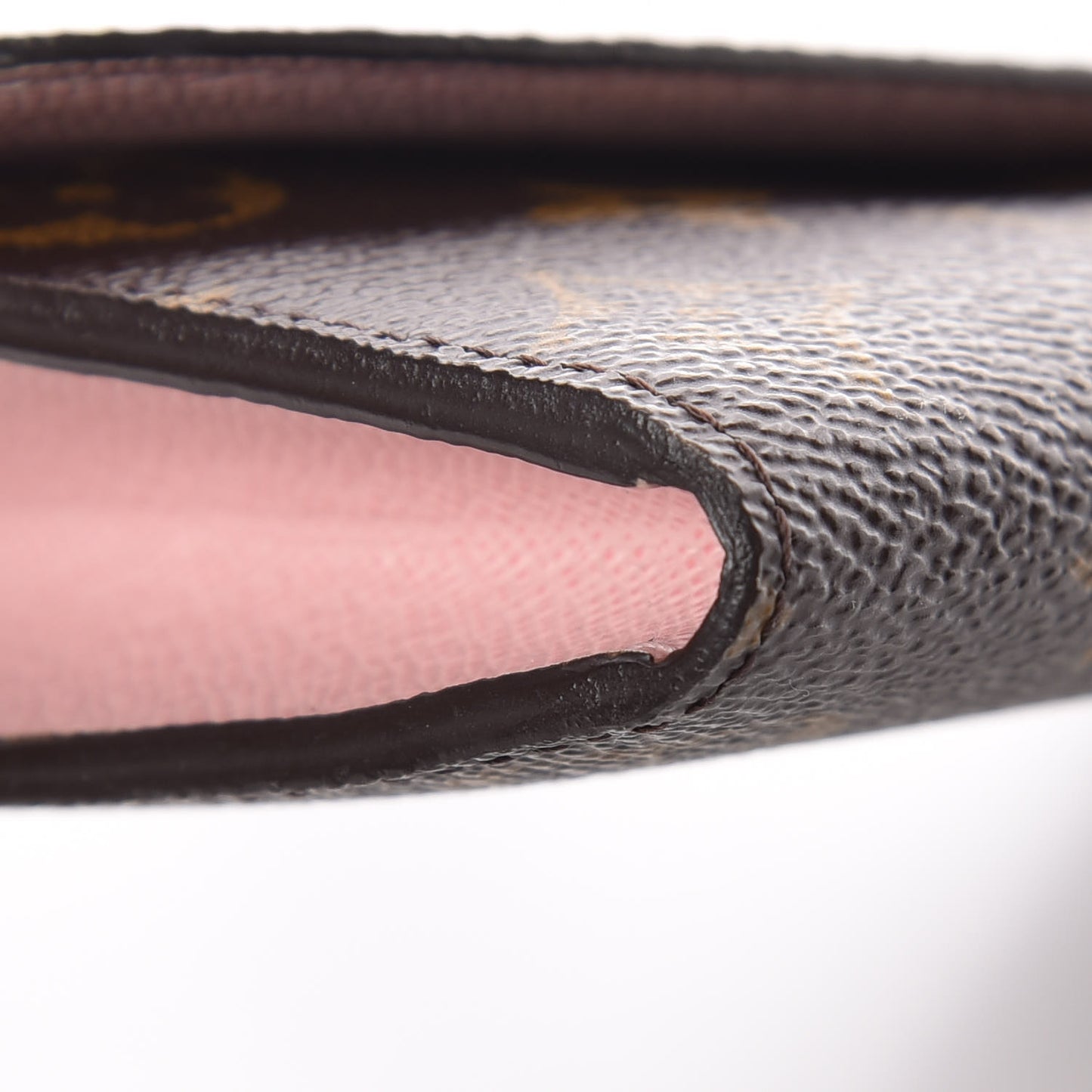 Monogram Emilie Wallet Rose Ballerine
