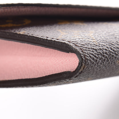 Louis Vuitton Monogram Emilie Wallet Rose Ballerine 5 of 9