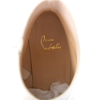 Christian Louboutin Smooth Calfskin Suzi Folk 85 Ankle Boots 40.5 White 7 of 11