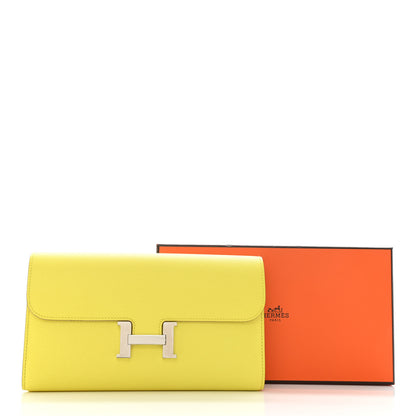Hermes Epsom Constance Long Wallet Soufre 10 of 10