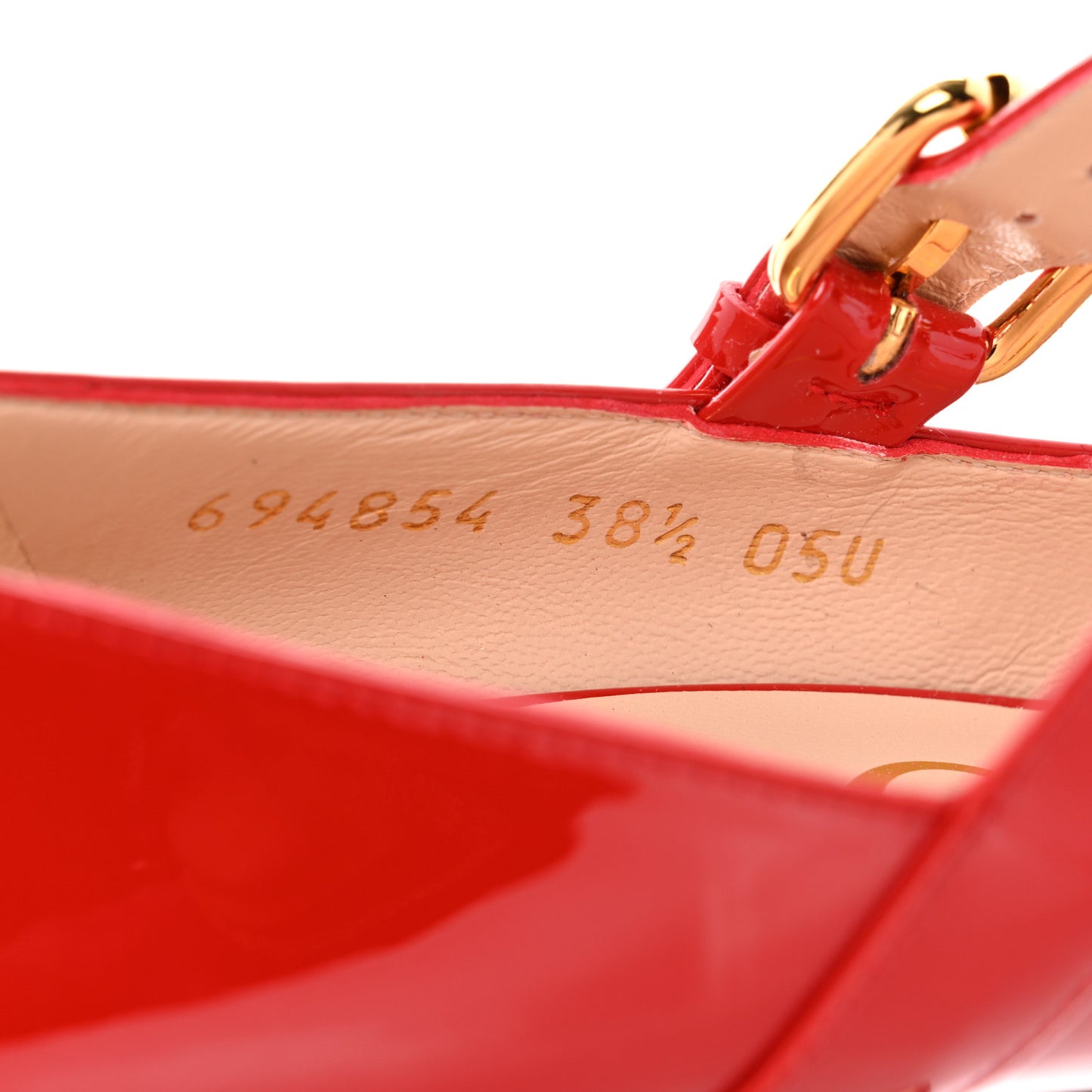 Patent Womens Horsebit Mid-Heel Mary Jane Pumps 38.5 Maple Red