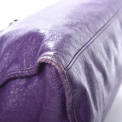 Balenciaga Agneau Giant 21 Gold Hardware City Dark Violet 16 of 16