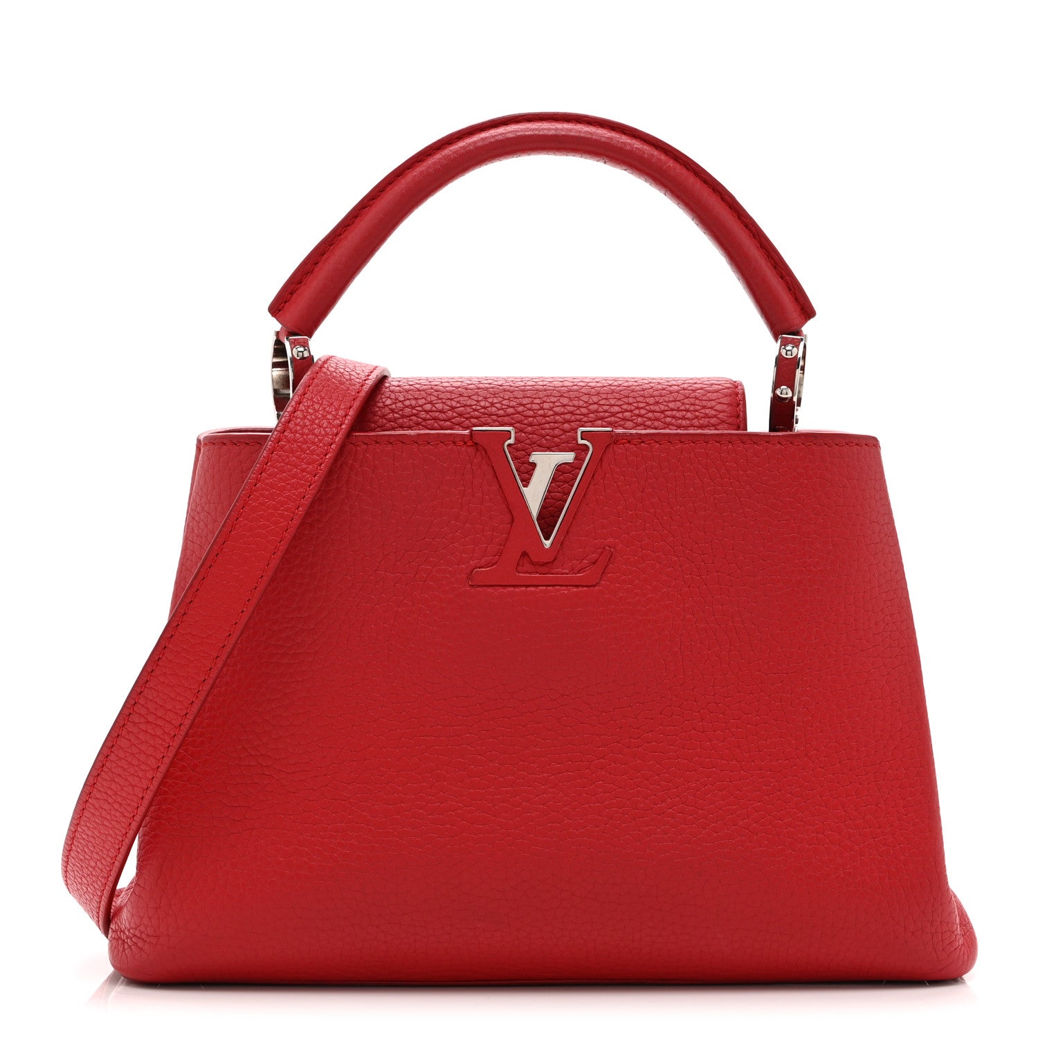 Louis Vuitton Taurillon Capucines BB Scarlet Red 1 of 10