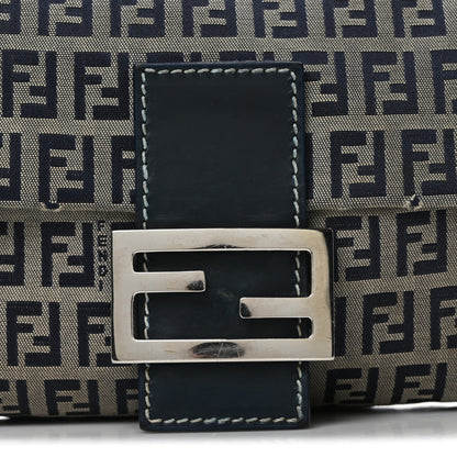 Fendi Zucchino Baguette Navy 7 of 9