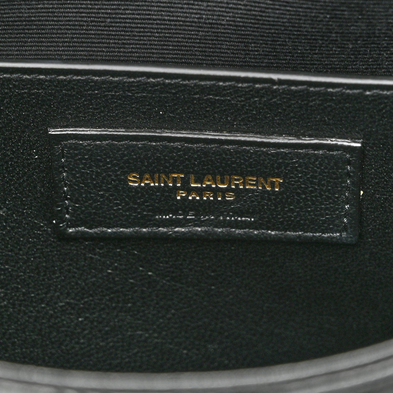 Saint Laurent Lambskin Quilted Small Becky Chain Bag Black 6 of 11