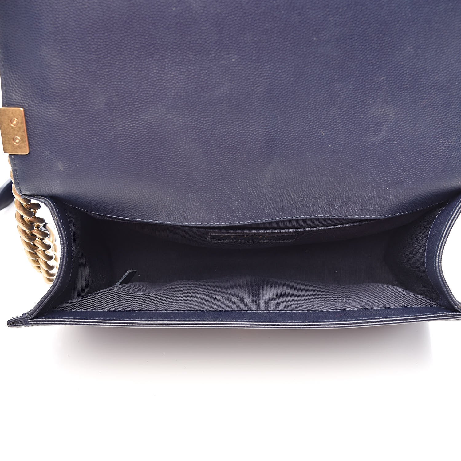 Chanel Caviar Quilted Medium Boy Flap Dark Blue 5 of 15