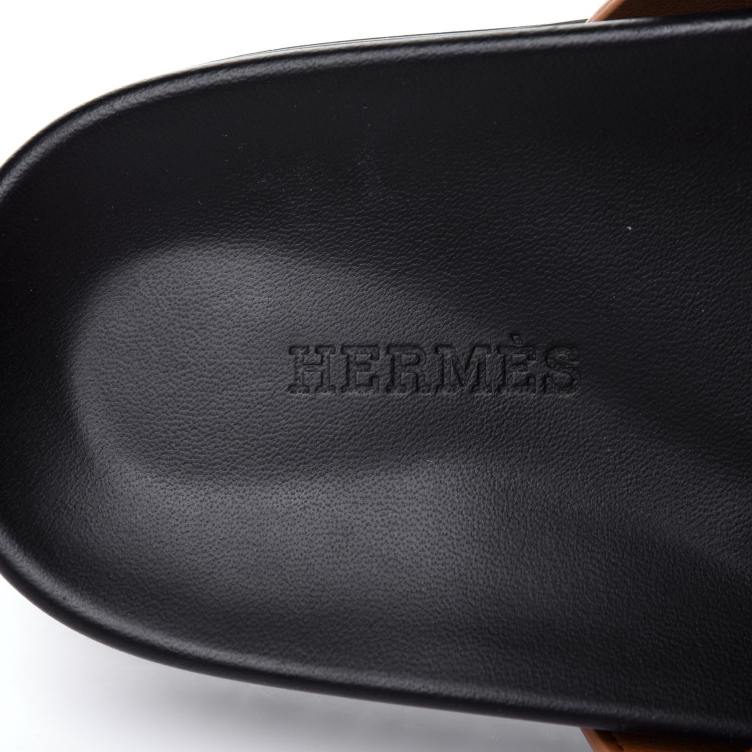 Hermes Calfskin Womens Chypre Sandals 37.5 Beige Dore 9 of 13
