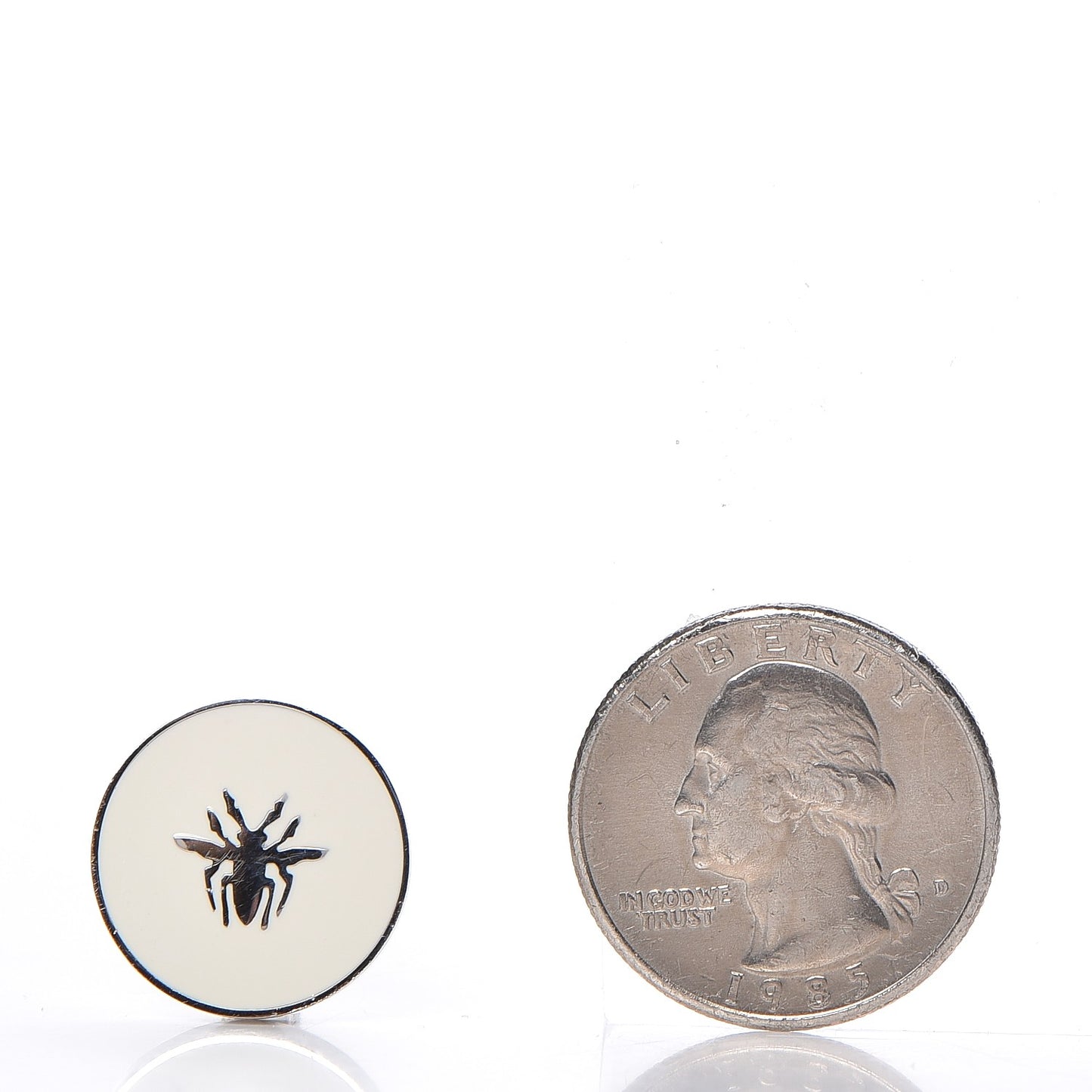 Homme Lacquer Bee Cufflinks Palladium