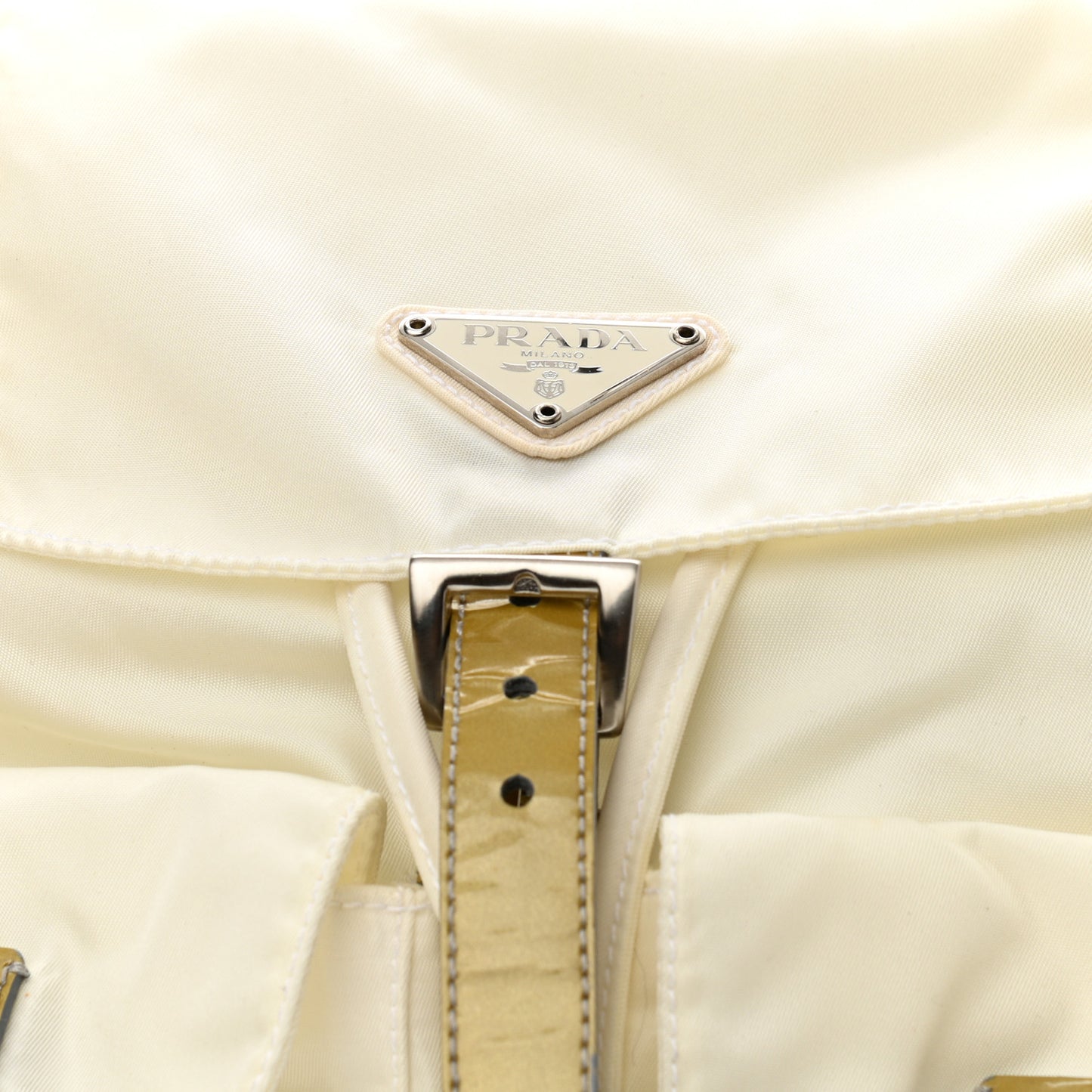 Nylon Vela Backpack White