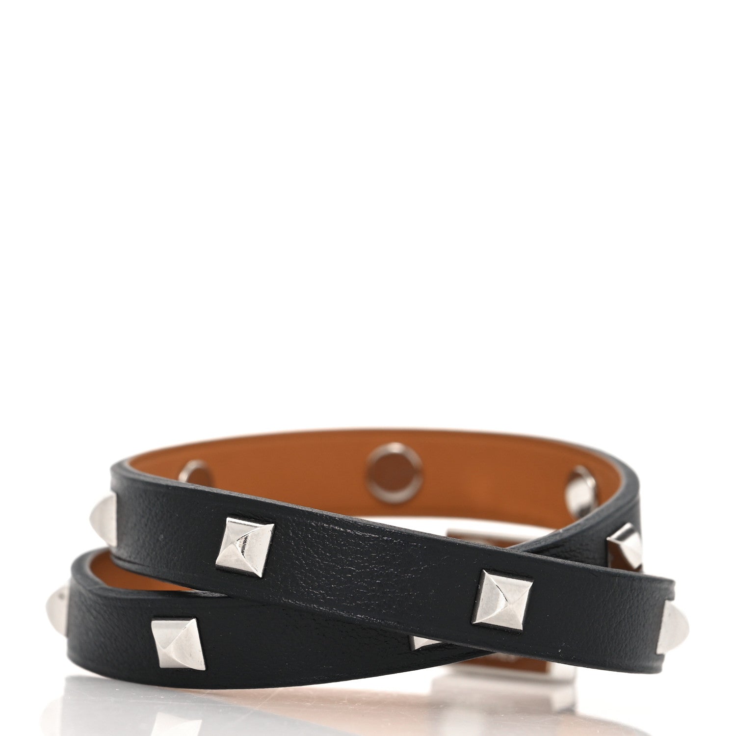 Hermes Swift Medor Infini Cloute Double Tour Bracelet T2 Black 3 of 6