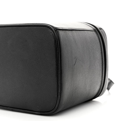 Chanel Caviar CC Vanity Train Case Black 10 of 12