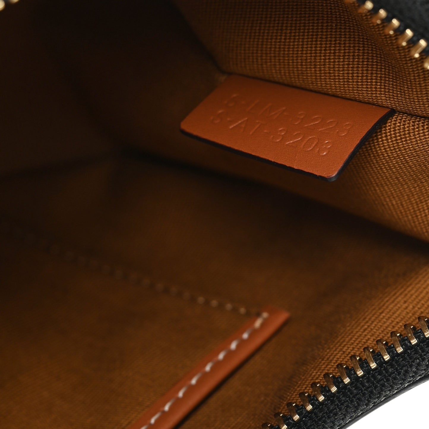 Triomphe Canvas Calfskin Ava Shoulder Bag Tan