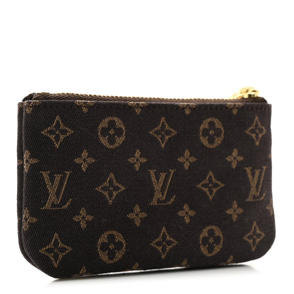 Louis Vuitton Mini Lin Key Pouch Ebene 3 of 7