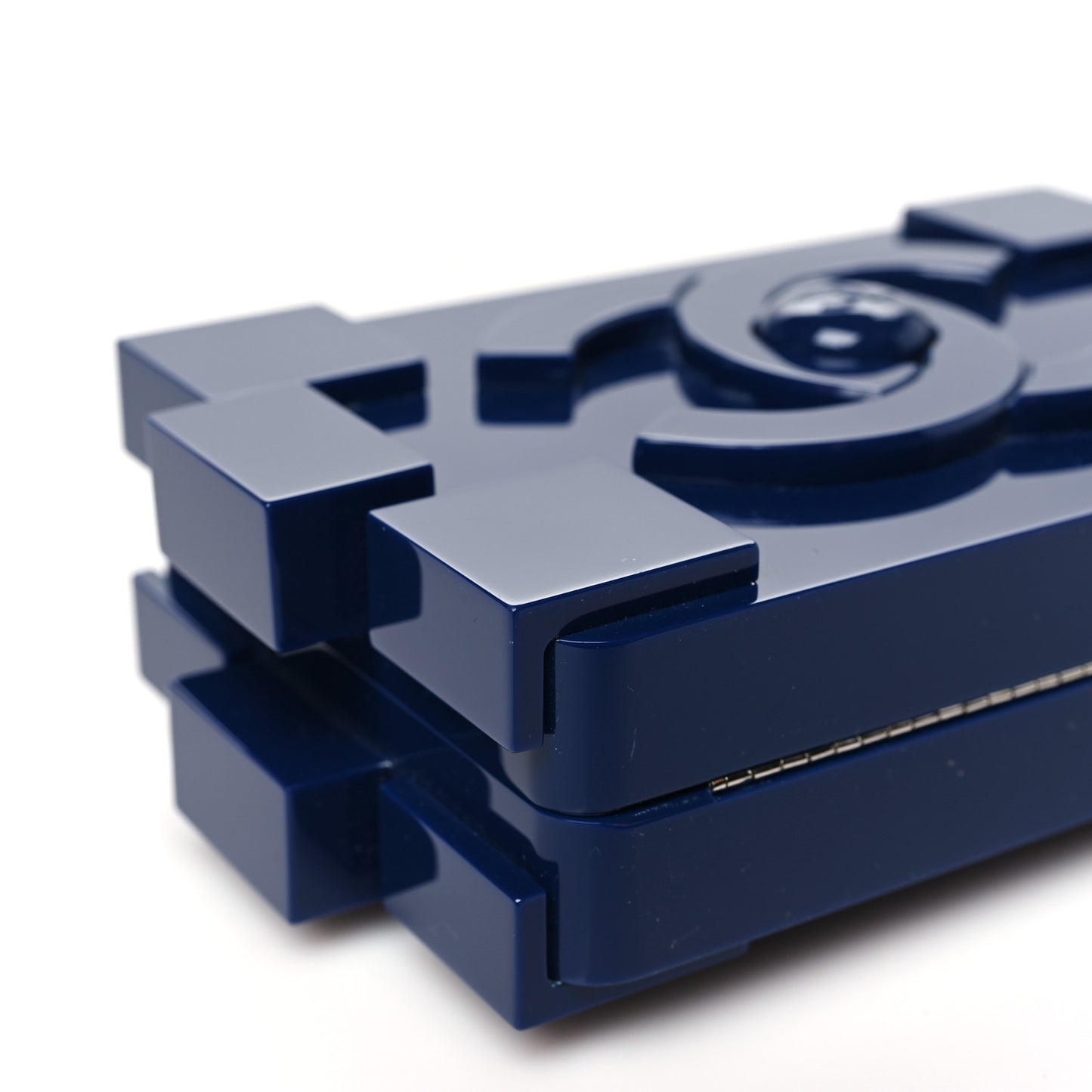 Plexiglass Boy Brick Lego Clutch Dark Blue